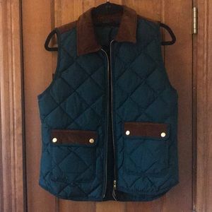 J.Crew Excursion vest with corduroy trim